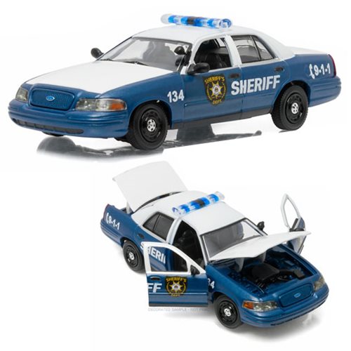 The Walking Dead Rick and Shane's 2001 Ford Crown Victoria Police Interceptor 1:43 Scale Die-Cast Metal Vehicle